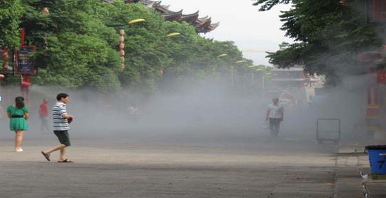 商業(yè)街噴霧降溫